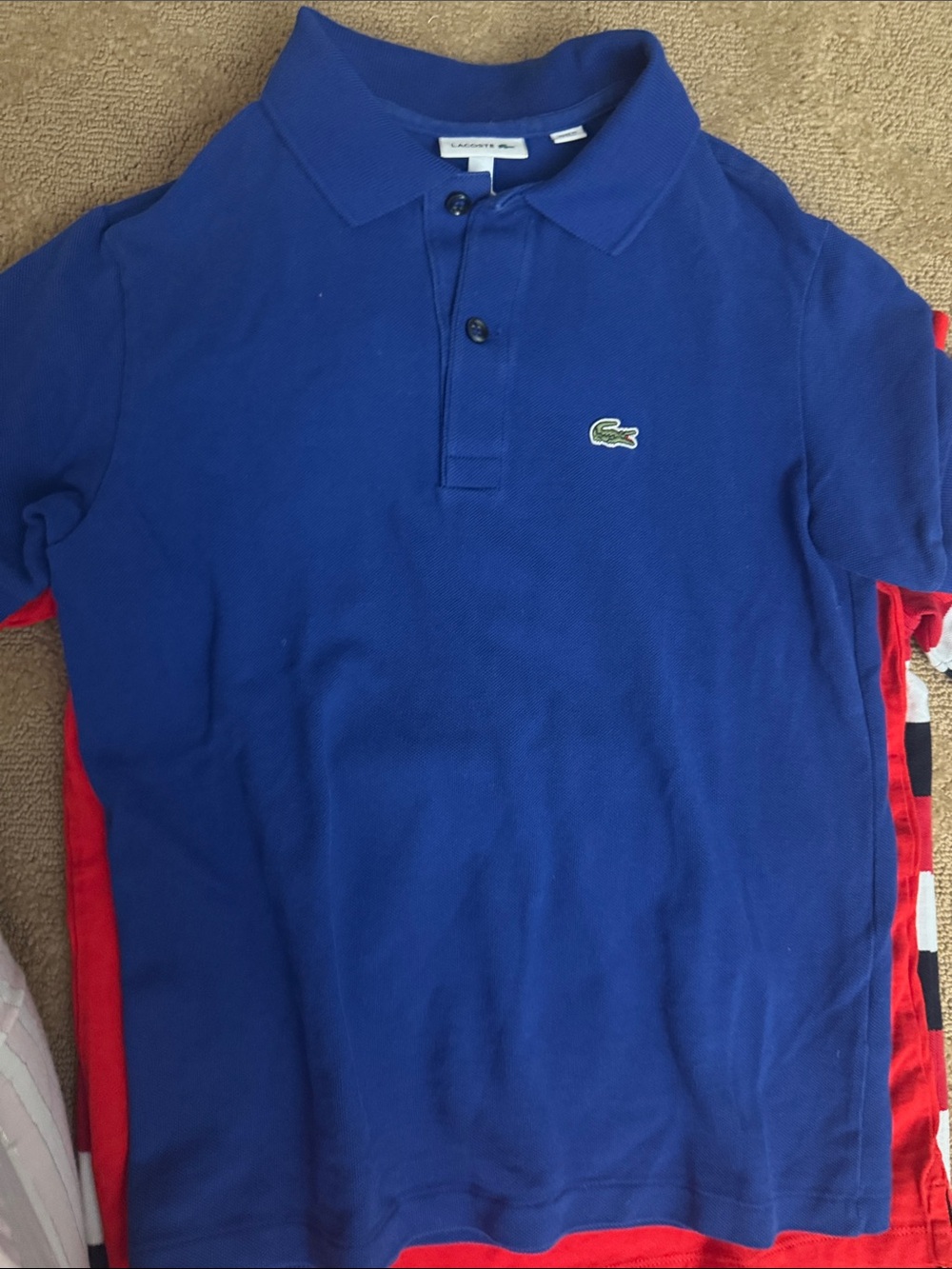 Lacoste Royal Blue Boys' Short-Sleeve Polo